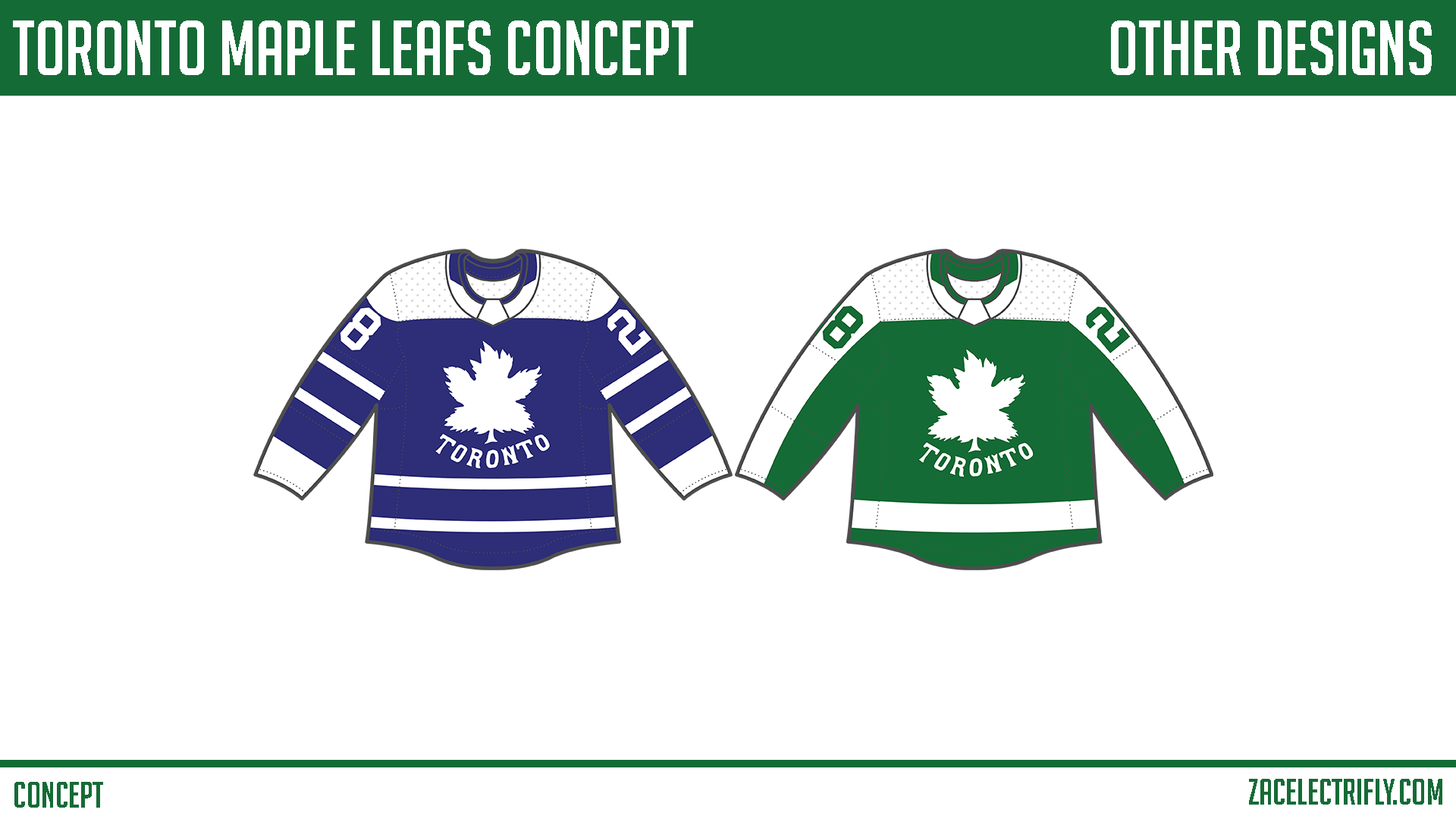 Toronto Maple Leafs Jersey Concept – Zac Electrifly