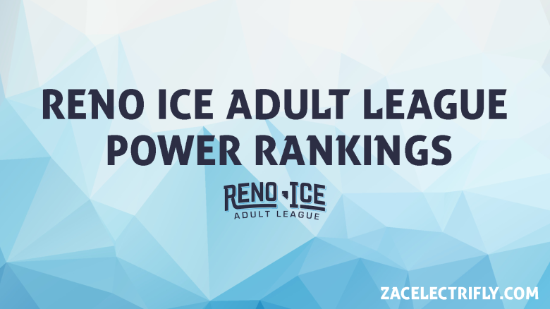 Reno Ice Adult League Power Rankings Spring Week 1